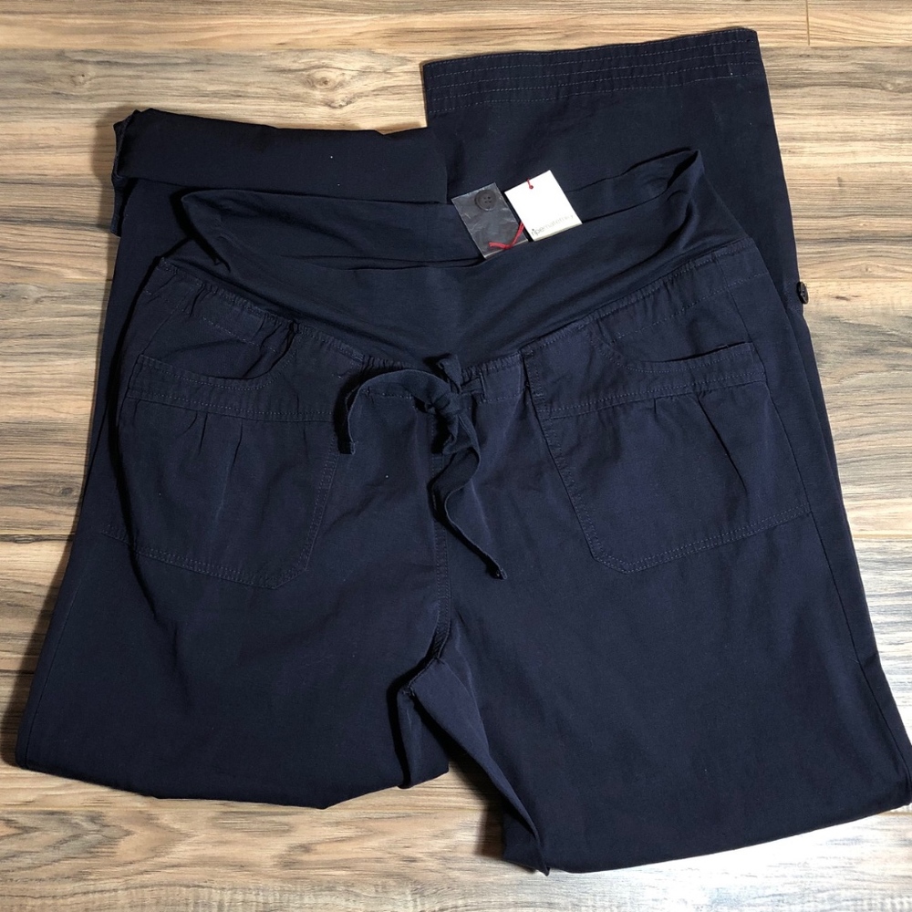 Maternity Pants Crop Pants. X-Large Ripe Maternity